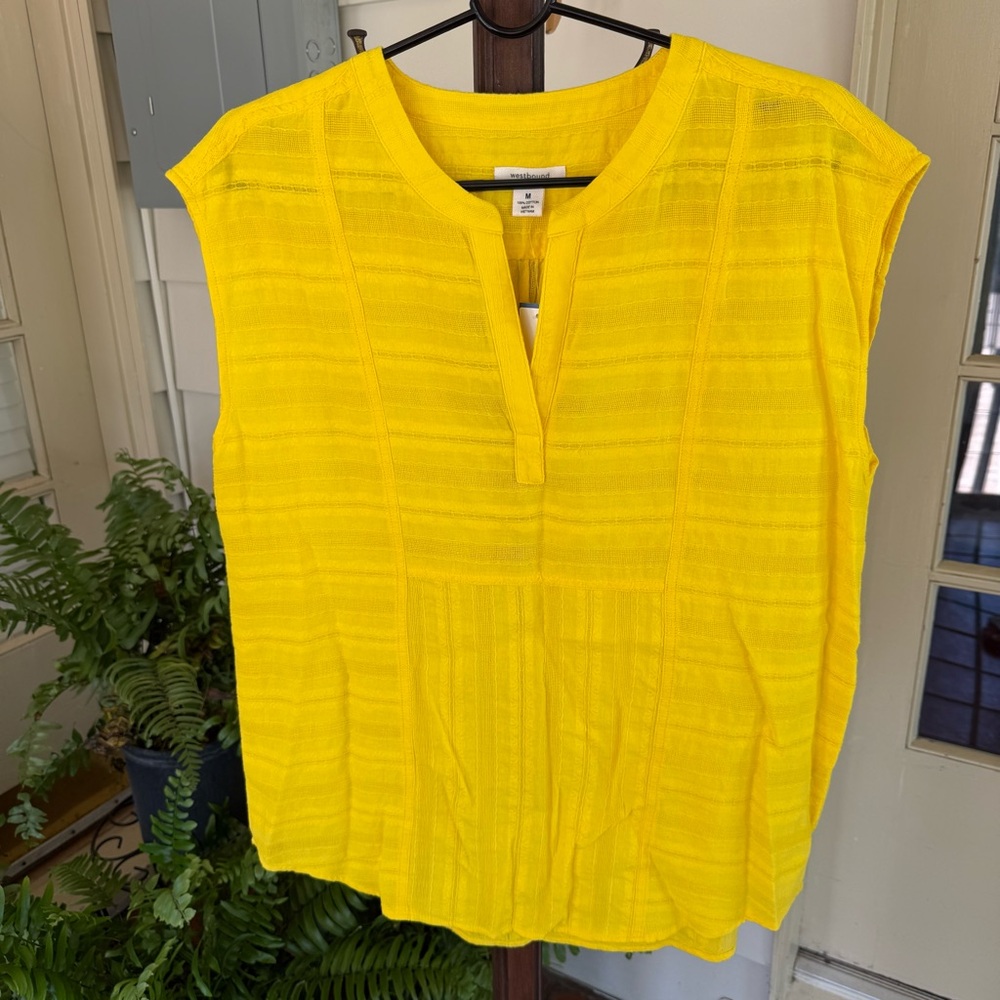 Westbound Bright Yellow Blouse